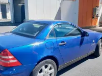 Gebraucht Mercedes SLK230 1996 Blau Cabrio