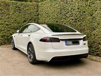 Used Tesla Model S Plaid 759 kW (1033 HP) 2023 White Hatchback