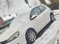 Gebraucht VW Golf VI 80 PS (58 kW) 2009 Weiß Kleinwagen