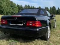 Gebraucht Mercedes SL320 224 PS (164 kW) 2001 Schwarz Cabrio