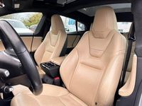 Gebraucht Tesla Model S Performance 567 kW (772 PS) 2015 Silber metallic Kleinwagen