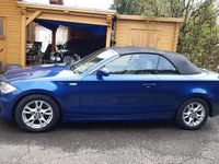 Second-hand BMW 128 234 CP (172 kW) 2008 Albastru Cabrio