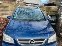 Gebraucht Opel Zafira Njoy 125 PS (91 kW) 2005 Blau Van / Kleinbus
