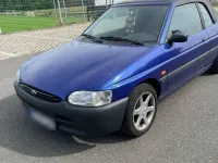 Gebraucht Ford Escort Cabriolet 88 PS (64 kW) 1996 Blau Cabrio