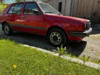 Brugt VW Golf II 69 HK (50 kW) 1989 Rød Hatchback
