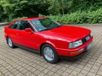 Gebraucht Audi Coupé 136 PS (100 kW) 1989 Rot Coupé