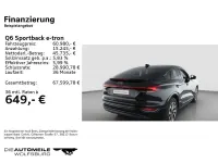 Gebraucht Audi Q6 Sportback e-tron Comfort 284 kW (387 PS) 2025 Mythosschwarz metallic SUV
