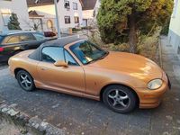Gebraucht Mazda MX5 110 PS (80 kW) 1999 Gold Cabrio