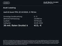 Gebraucht Audi A5 204 PS (150 kW) 2025 Mythosschwarz metallic Kombi