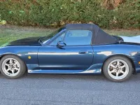 Gebraucht Mazda MX5 110 PS (80 kW) 1998 Blau Cabrio