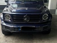 gebraucht Mercedes G350 d BLAU AMG Night Schwarz-Leder Scheckheft