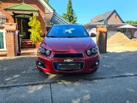 Gebraucht Chevrolet Aveo LT 101 PS (74 kW) 2011 Rot Limousine