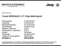 gebraucht Alfa Romeo Tonale SPECIALE 1.5 T 96kW (130ps) 48V-Hybrid