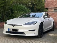 Used Tesla Model S Plaid 759 kW (1033 HP) 2023 White Hatchback