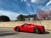 Second-hand Ferrari 458 570 CP (419 kW) 2012 Roșu Cabrio