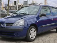 Gebraucht Renault Clio Authentique 58 PS (42 kW) 2003 Blau Kleinwagen