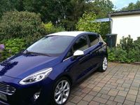 Gebraucht Ford Fiesta Titanium 101 PS (74 kW) 2017 Blau Kleinwagen