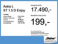 Gebraucht Opel Astra Enjoy 131 PS (96 kW) 2024 Schwarz perla nera Kombi