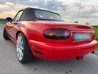 Gebraucht Mazda MX5 106 PS (77 kW) 1990 Rot Cabrio