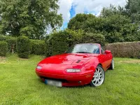 Second-hand Mazda MX5 116 CP (85 kW) 1990 Roșu Cabrio