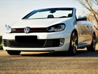 Gebraucht VW Golf Cabriolet GTI 211 PS (155 kW) 2012 Weiß Cabrio