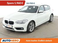 Gebraucht BMW 118 Advantage 150 PS (110 kW) 2019 Weiß Kleinwagen