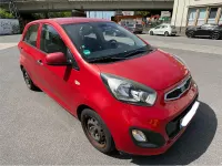 Brugt Kia Picanto 70 HK (51 kW) 2012 Rød Hatchback