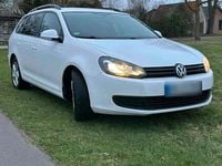 Gebraucht VW Golf VI Style 105 PS (77 kW) 2010 Weiß Kleinwagen