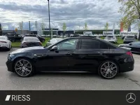 Gebraucht Mercedes C63 AMG AMG 476 PS (350 kW) 2024 Metalliclack obsidianschwarz Limousine