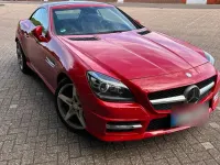 Gebraucht Mercedes SLK200 184 PS (135 kW) 2015 Rot Cabrio