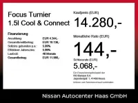 Gebraucht Ford Focus Cool & Connect 120 PS (88 kW) 2022 Obsidianschwarz (metallic) Kombi