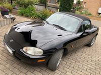 Gebraucht Mazda MX5 110 PS (80 kW) 1998 Schwarz Cabrio