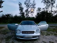 Gebraucht Mercedes SLK200 163 PS (119 kW) 2003 Silber Cabrio