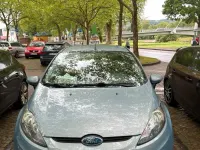 Gebraucht Ford Fiesta 82 PS (60 kW) 2008 Blau Kleinwagen