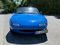 Gebraucht Mazda MX5 117 PS (86 kW) 1992 Blau Cabrio