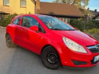 Używany Opel Corsa 80 KM (58 kW) 2007 Czerwony Hatchback