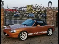 Gebraucht Mazda MX5 110 PS (80 kW) 1998 Orange Cabrio
