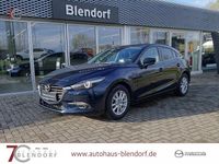 Gebraucht Mazda 3 Exclusive-Line 120 PS (88 kW) 2018 Mitternachtsblau metallic Limousine