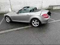 Second-hand Mercedes SLK200 163 CP (119 kW) 2004 Argintiu Cabrio