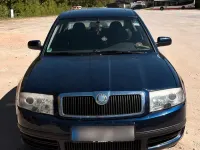 Brugt Skoda Superb 196 HK (144 kW) 2005 Blå Sedan