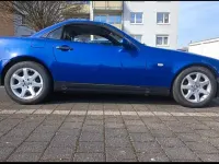 Gebraucht Mercedes SLK200 136 PS (100 kW) 1998 Blau Cabrio