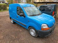 Gebraucht Renault Kangoo 65 PS (47 kW) 2002 Blau Van / Kleinbus