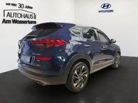 Gebraucht Hyundai Tucson Premium 177 PS (130 kW) 2019 Stellar blue / met SUV