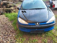 Gebraucht Peugeot 206 90 PS (66 kW) 2000 Blau Kleinwagen