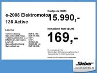 Gebraucht Peugeot e-2008 Active 100 kW (136 PS) 2022 Orange fusion SUV