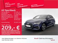 Gebraucht Audi A3 S-Line 204 PS (150 kW) 2022 Navarrablau metallic Limousine
