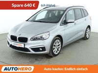 Gebraucht BMW 218 Gran Tourer Advantage 150 PS (110 kW) 2017 Glaciersilber Van / Kleinbus