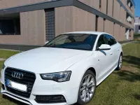 Gebraucht Audi A5 Sportback Ambiente 150 PS (110 kW) 2014 Weiß Kleinwagen