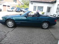 Gebraucht Mercedes SL320 231 PS (169 kW) 1996 Grün Cabrio