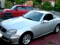 Gebraucht Mercedes SLK200 163 PS (119 kW) 2001 Silber Cabrio